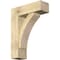 Ekena Millwork Thorton Block Rough Sawn Bracket w/ Offset Brace, Douglas Fir, 8"W x 24"D x 32"H BKT0806X24X32THR05RDF - alternate 1